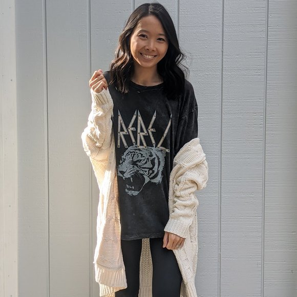 Rebel Distressed Tiger Graphic Tee - Picture 7 of 7